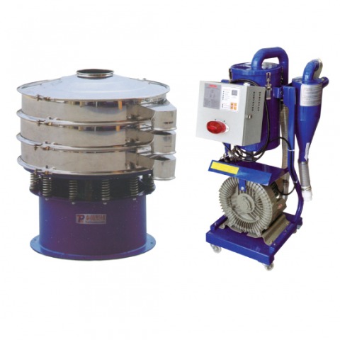 เครื่องร่อนแยกขนาด,เครื่องดูดเม็ดพลาสติก